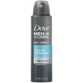 Dove Men + Care Dry Spray antitranspirante, Clean Comfort 3,8 oz (2 Pack) Dove Men + Care Dry Spray antitranspirante, Clean Comfort 3,8 oz (2 Pack)
