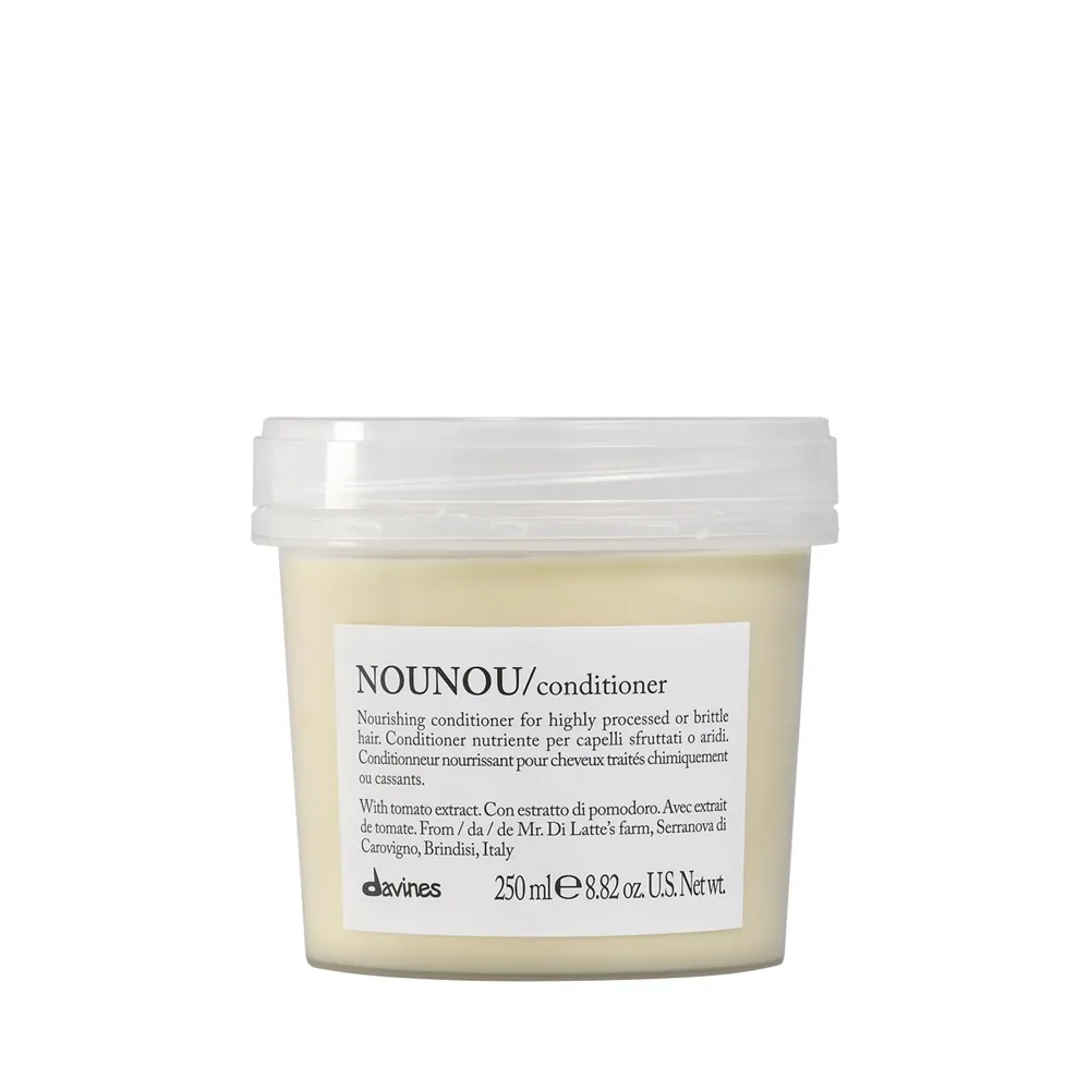 Davines NOUNOU Conditioner | Hydrating Deep Conditioner for Bleached, Permed, Relaxed, Damaged or Very Dry Hair | Replenishes Chemically Processed Hair | 8.45 fl oz Davines NOUNOU Conditioner | Hydrating Deep Conditioner for Bleached, Permed, Relaxed, Damaged or Very Dry Hair | Replenishes Chemically Processed Hair | 8.45 fl oz