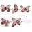 24pcs 3D Vivid Special Man-Made Lively Butterfly Art DIY Decor Wall Stickers Decals Nursery Decoration, Bathroom Dcor, Office Dcor, 3D Wall Art, 3D Crafts for Wall Art Kids Room Bedroom