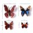 24pcs 3D Vivid Special Man-Made Lively Butterfly Art DIY Decor Wall Stickers Decals Nursery Decoration, Bathroom Dcor, Office Dcor, 3D Wall Art, 3D Crafts for Wall Art Kids Room Bedroom