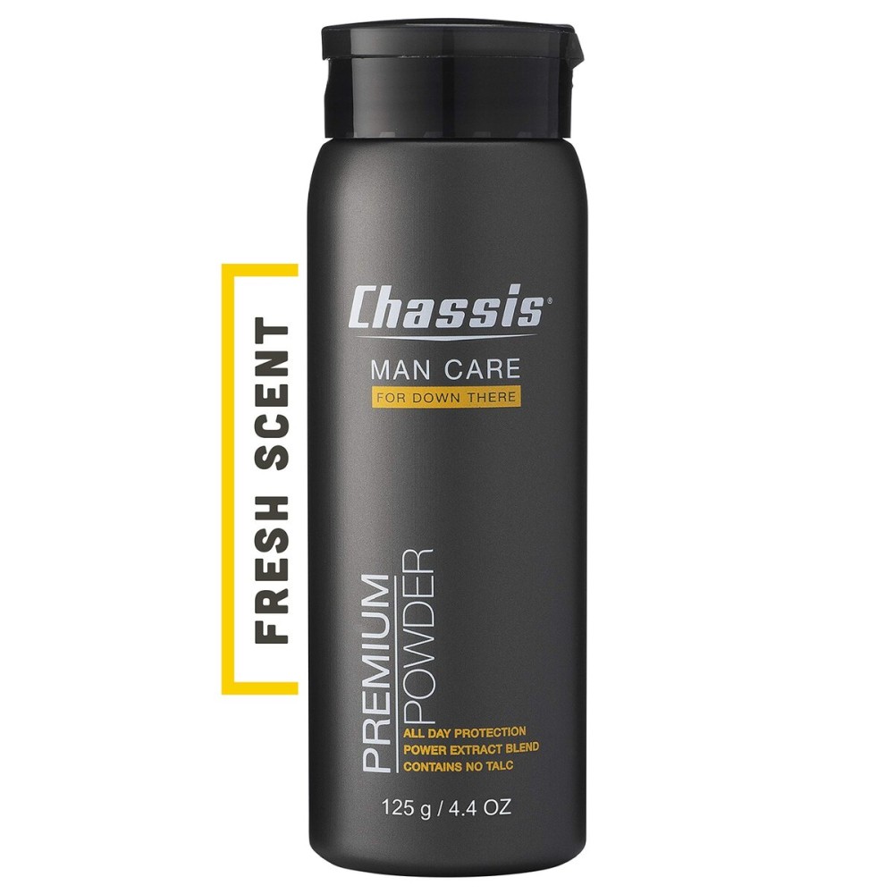 Chassis Premium Body Powder for Men, Whole Body Deodorant, Odor-Absorbent, Talc-Free Anti-Chafing Powder for Groin & Sensitive Skin, Friction Defense & Odor Control, Original Fresh Scent Chassis Premium Body Powder for Men, Whole Body Deodorant, Odor-Absorbent, Talc-Free Anti-Chafing Powder for Groin & Sensitive Skin, Friction Defense & Odor Control, Original Fresh Scent