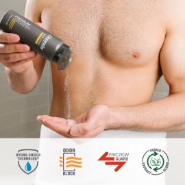 Chassis Premium Body Powder for Men, Whole Body Deodorant, Odor-Absorbent, Talc-Free Anti-Chafing Powder for Groin & Sensitive Skin, Friction Defense & Odor Control, Original Fresh Scent Chassis Premium Body Powder for Men, Whole Body Deodorant, Odor-Absorbent, Talc-Free Anti-Chafing Powder for Groin & Sensitive Skin, Friction Defense & Odor Control, Original Fresh Scent