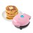 DASH Mini Maker for Individual Waffles, Hash Browns, Keto Chaffles with Easy to Clean, Non-Stick Surfaces, 4 Inch, Pink