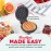 DASH Mini Maker for Individual Waffles, Hash Browns, Keto Chaffles with Easy to Clean, Non-Stick Surfaces, 4 Inch, Pink