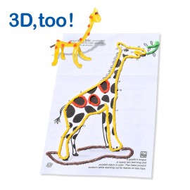 WIKKI STIX Animal Activity Pak - Features 12 Zoo Animals with Hands-on Activity and Fun Fact on Each, Made in The USA! Multiple Colors ! WIKKI STIX Animal Activity Pak - Features 12 Zoo Animals with Hands-on Activity and Fun Fact on Each, Made in The USA! Multiple Colors !