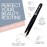 Tweezer Guru Tweezers for Women Facial Hair & Men - Precision Slant-Pointed Eyebrow Tweezer for Ingrown Hair, Blackhead & Splinter Removal (Black)