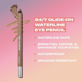 URBAN DECAY 24/7 Waterline Eye Pencil, Waterproof Eyeliner for Tightlining, Smudge-proof, Creamy Demi-Matte Black Liner, Smoky Eye Makeup, Mineral Oil-free, Paraben-free, Cruelty-free - 0.04 oz URBAN DECAY 24/7 Waterline Eye Pencil, Waterproof Eyeliner for Tightlining, Smudge-proof, Creamy Demi-Matte Black Liner, Smoky Eye Makeup, Mineral Oil-free, Paraben-free, Cruelty-free - 0.04 oz
