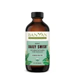 Banyan Botanicals Mint Daily Swish - Organic Ayurvedic Pulling Oil with Coconut Oil - Mouthwash for Fresh Breath and Sparkling Oral Health* - 8 oz - Non GMO Sustainably Sourced Vegan