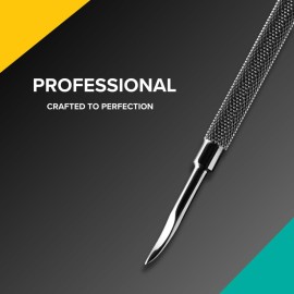 Rui Smiths Pro Cuticle Pusher with 2 Ends - Stainless Steel Manicure Tool - Style 104 Rui Smiths Pro Cuticle Pusher with 2 Ends - Stainless Steel Manicure Tool - Style 104
