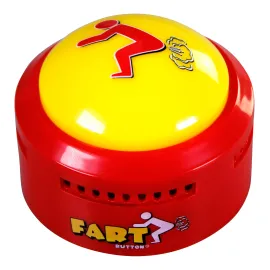 Talkie Toys Products Fart Button - Lights Up and Plays 20 Funny Fart Sounds - Hilarious Talking Toy for Fart Games, Fart Pranks, Office Humor, Stress Relief and More
