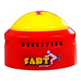 Talkie Toys Products Fart Button - Lights Up and Plays 20 Funny Fart Sounds - Hilarious Talking Toy for Fart Games, Fart Pranks, Office Humor, Stress Relief and More