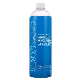 Cinema Secrets Original Makeup Brush Cleaner Solution - Professional Cleanser for Makeup Brushes - Quick-Drying, Rinse-Free Formula - Removes Stubborn Waterproof Make Up - Vanilla (32 fl oz)