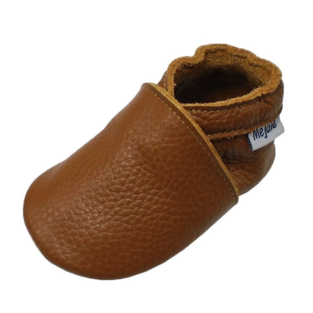 Mejale Baby Soft Soled Leather Moccasins Anti-Slip Infant Toddler Shoes First Walkers(Brown,12-18 Mos/5.5in) Mejale Baby Soft Soled Leather Moccasins Anti-Slip Infant Toddler Shoes First Walkers(Brown,12-18 Mos/5.5in)