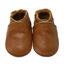 Mejale Baby Soft Soled Leather Moccasins Anti-Slip Infant Toddler Shoes First Walkers(Brown,12-18 Mos/5.5in) Mejale Baby Soft Soled Leather Moccasins Anti-Slip Infant Toddler Shoes First Walkers(Brown,12-18 Mos/5.5in)