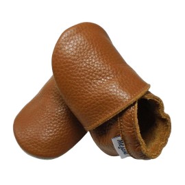 Mejale Baby Soft Soled Leather Moccasins Anti-Slip Infant Toddler Shoes First Walkers(Brown,12-18 Mos/5.5in) Mejale Baby Soft Soled Leather Moccasins Anti-Slip Infant Toddler Shoes First Walkers(Brown,12-18 Mos/5.5in)