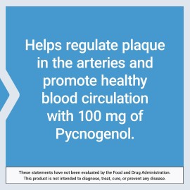 Life Extension Arterial Protect - Blood Pressure Supplement for Heart Health - with gotu kola and Pycnogenol dried French maritime pine bark extracts - Gluten-Free, Non-GMO, Vegetarian - 30 capsules Life Extension Arterial Protect - Blood Pressure Supplement for Heart Health - with gotu kola and Pycnogenol dried French maritime pine bark extracts - Gluten-Free, Non-GMO, Vegetarian - 30 capsules
