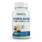 Natural Cure Labs Premium Monolaurin - 600mg, 100 Capsules