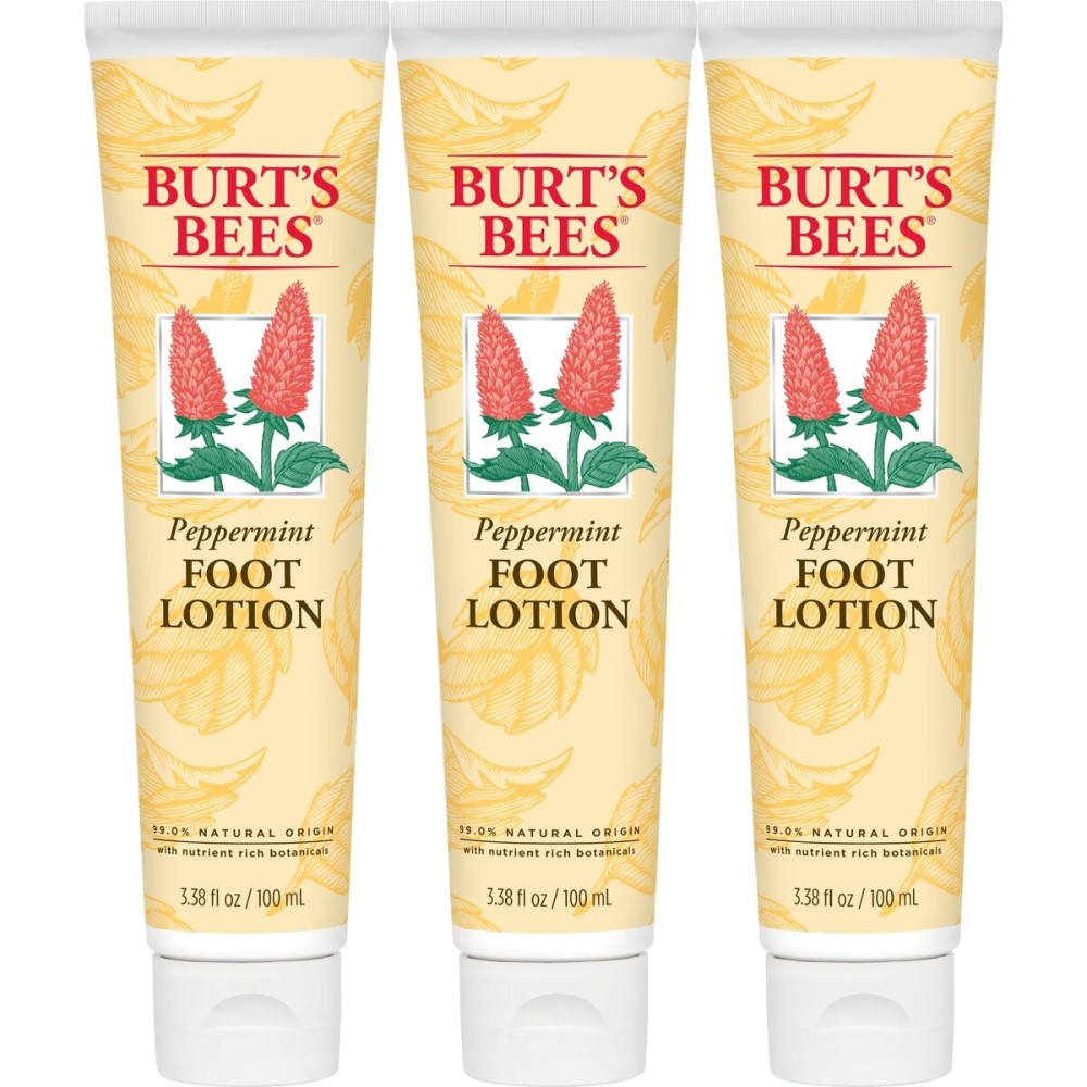Burt\'s Bees Peppermint Foot Lotion, Pack of 3 Burt\'s Bees Peppermint Foot Lotion, Pack of 3