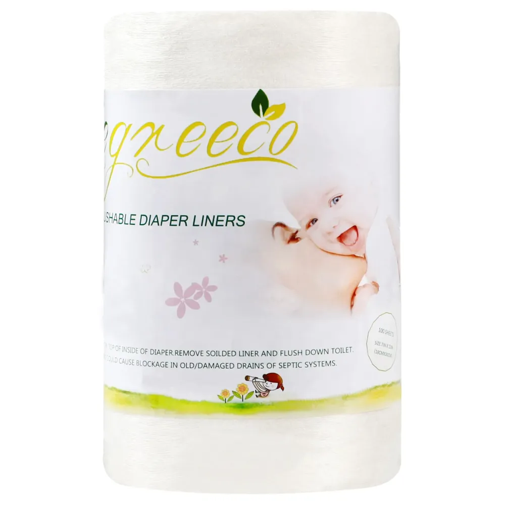 wegreeco Unscented Diaper Liners,Fragance Free and Chlorine Free - 100 Sheets Per Roll (1 Roll) wegreeco Unscented Diaper Liners,Fragance Free and Chlorine Free - 100 Sheets Per Roll (1 Roll)