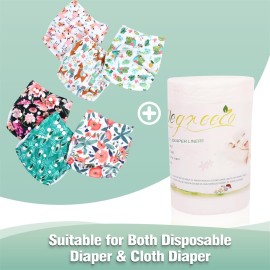 wegreeco Unscented Diaper Liners,Fragance Free and Chlorine Free - 100 Sheets Per Roll (1 Roll) wegreeco Unscented Diaper Liners,Fragance Free and Chlorine Free - 100 Sheets Per Roll (1 Roll)