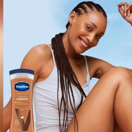 Vaseline Intensive Care Cocoa Radiant - Hand & Body Moisturizer with Cocoa Butter, Shea & Petroleum Jelly, Healing Lotion for Extremely Dry Skin, 10 Oz Vaseline Intensive Care Cocoa Radiant - Hand & Body Moisturizer with Cocoa Butter, Shea & Petroleum Jelly, Healing Lotion for Extremely Dry Skin, 10 Oz