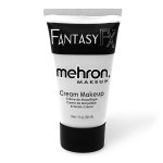 Mehron Makeup Fantasy FX Cream | Water Based Halloween Makeup | White Face & Body Paint For Adults 1 fl oz (30ml)