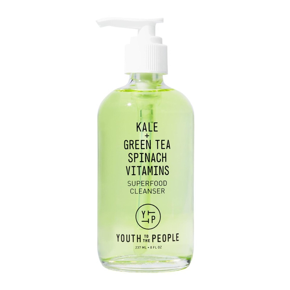 Youth To The People Superfood Facial Cleanser, Full Size (8 fl oz), Kale and Green Tea Spinach Face Wash, Gentle Makeup Remover + Pore Minimizer for All Skin Types, Vegan, Refillable Youth To The People Superfood Facial Cleanser, Full Size (8 fl oz), Kale and Green Tea Spinach Face Wash, Gentle Makeup Remover + Pore Minimizer for All Skin Types, Vegan, Refillable