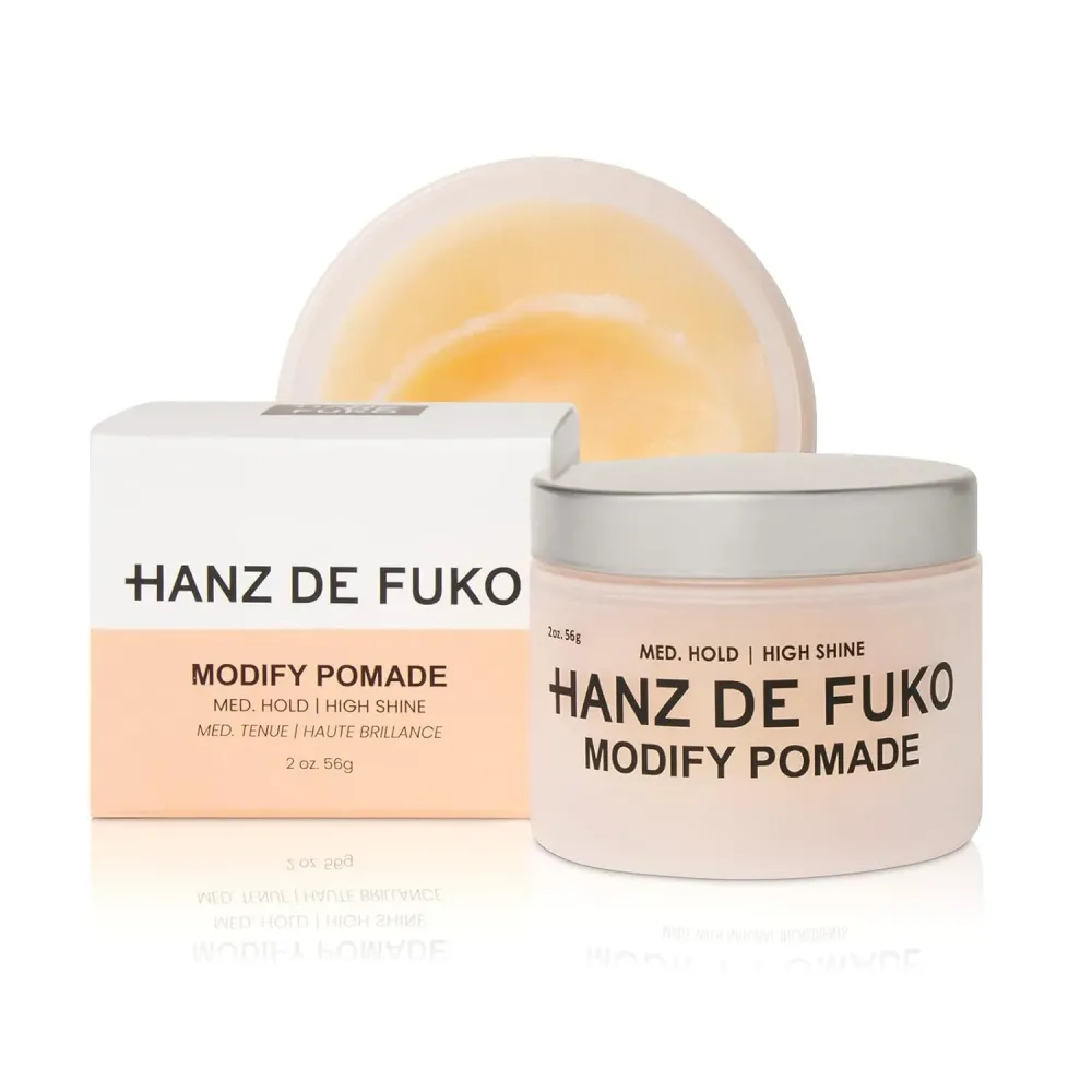 Hanz de Fuko Modify - Premium Mens Hair Styling Pomade with Medium Hold & High Shine Finish, 2oz Hanz de Fuko Modify - Premium Mens Hair Styling Pomade with Medium Hold & High Shine Finish, 2oz