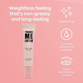 Elizabeth Mott Thank Me Later Eye Primer - Long-Lasting Matte Eyeshadow Base for Oily Lids - Crease-Free, Wrinkle-Filling, Shine Control - Smudge-Proof, Lightweight, Dermatologist & Allergy Tested 10g Elizabeth Mott Thank Me Later Eye Primer - Long-Lasting Matte Eyeshadow Base for Oily Lids - Crease-Free, Wrinkle-Filling, Shine Control - Smudge-Proof, Lightweight, Dermatologist & Allergy Tested 10g