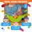 Foxmind Games Don\'t Rock The Croc, Toddler Boy Girl Games, Kids Games 3-5, Multiplayer 3 Year Old Board Games for Family Fun