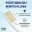 MOUTHWATCHERS Soft Flossing Folding Travel Toothbrush, 2 Pack, Red, Ultra Clean, Good for Sensitive Teeth and Gums, by Dr. Plotka\'s. Assorted Colors