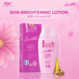 FAIR & WHITE So White, Skin Brightening Lotion - 500 ml / 17.6 Fl oz - Daily Moisturizing Body Lotion