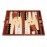 13-inch Premium Backgammon Set - Travel Size - Desert Brown Board