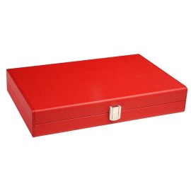 13-inch Premium Backgammon Set - Travel Size - Red Board 13-inch Premium Backgammon Set - Travel Size - Red Board