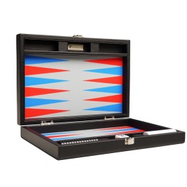 13-inch Premium Backgammon Set - Travel Size - Bla..