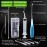 Airgoesin Upgraded Tonsil Stone Remover Tool, Blue, 5 Tips, Tonsillolith Pick Case + 1 Irrigator Fresh Breath Oral Rinse