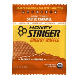 Honey Stinger Organic Gluten Free Salted Caramel Waffle, Energy Stroopwafel for Exercise, Endurance and Performance, Sports Nutrition for Home & Gym, Pre & Post Workout, Box of 16 Waffles, 16.96 Oz Honey Stinger Organic Gluten Free Salted Caramel Waffle, Energy Stroopwafel for Exercise, Endurance and Performance, Sports Nutrition for Home & Gym, Pre & Post Workout, Box of 16 Waffles, 16.96 Oz