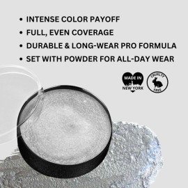 Mehron Makeup Color Cups (.5 oz) (Silver) Mehron Makeup Color Cups (.5 oz) (Silver)