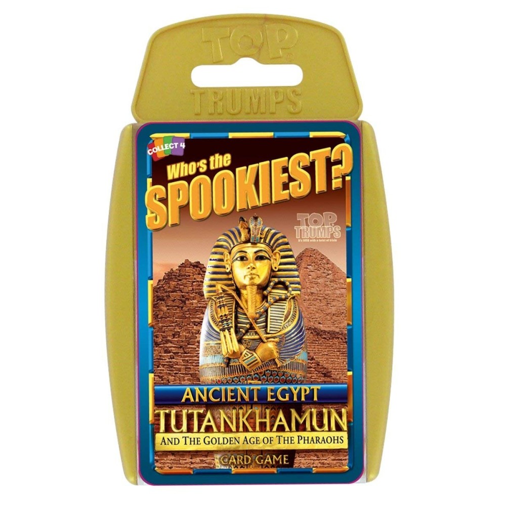 Top Trumps Ancient Egypt Classic Card Game, learn about The Pharaoh of Egypt King Tutankhamun, Cleopatra, Nefertiti and The Mummy, educational gift and toy for boys and girls aged 6 plus Top Trumps Ancient Egypt Classic Card Game, learn about The Pharaoh of Egypt King Tutankhamun, Cleopatra, Nefertiti and The Mummy, educational gift and toy for boys and girls aged 6 plus