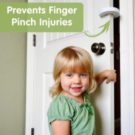 Wittle Finger Pinch Guard - Baby Proof Door Stopper with Soft & Durable Foam - Keeps Doors from Slamming, Prevents Finger Pinch Injuries, and Child or Pet from Getting Locked in Room (2-Pack) Wittle Finger Pinch Guard - Baby Proof Door Stopper with Soft & Durable Foam - Keeps Doors from Slamming, Prevents Finger Pinch Injuries, and Child or Pet from Getting Locked in Room (2-Pack)
