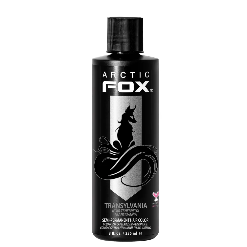 ARCTIC FOX Vegan and Cruelty-Free Semi-Permanent Hair Color Dye (8 Fl Oz, TRANSYLVANIA)