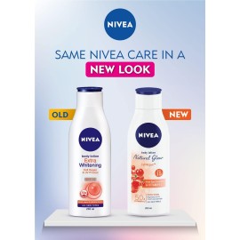 Nivea Natural Glow Cell Repair Body Lotion | With SPF 15 and 50X Vitamin C | 13.52 Fl Oz | Pack of 1 Nivea Natural Glow Cell Repair Body Lotion | With SPF 15 and 50X Vitamin C | 13.52 Fl Oz | Pack of 1