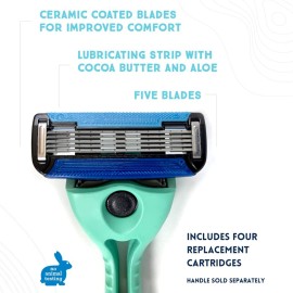 Preserve Five Blade Replacement Cartridges for Shave 5 Recycled Razor, 4 Count Preserve Five Blade Replacement Cartridges for Shave 5 Recycled Razor, 4 Count
