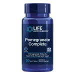 Life Extension Pomegranate Complete, Fruit Extract, Flower, Seed Oil Extract, Cardiovascular Health, antioxidant Support, superfood Supplement, Gluten Free, Non-GMO, 30 softgels