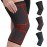 UFlex Athletics Compression Knee Brace for Women & Men Neoprene Knee Sleeves Support for Sports, Running, Weightlifting, Arthritis, Meniscus Tear, ACL, Hiking, Recovery Support & Fitness Large Red