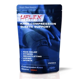 UFlex Athletics Compression Knee Brace for Women & Men Neoprene Knee Sleeves Support for Sports, Running, Weightlifting, Arthritis, Meniscus Tear, ACL, Hiking, Recovery Support & Fitness Large Red UFlex Athletics Compression Knee Brace for Women & Men Neoprene Knee Sleeves Support for Sports, Running, Weightlifting, Arthritis, Meniscus Tear, ACL, Hiking, Recovery Support & Fitness Large Red