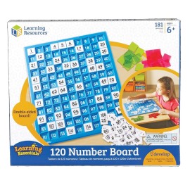 Learning Resources 120 Number Board -181 Pieces, Ages 6+ Learning Math Games for Kids, Educational and Fun Games for Kids Learning Resources 120 Number Board -181 Pieces, Ages 6+ Learning Math Games for Kids, Educational and Fun Games for Kids