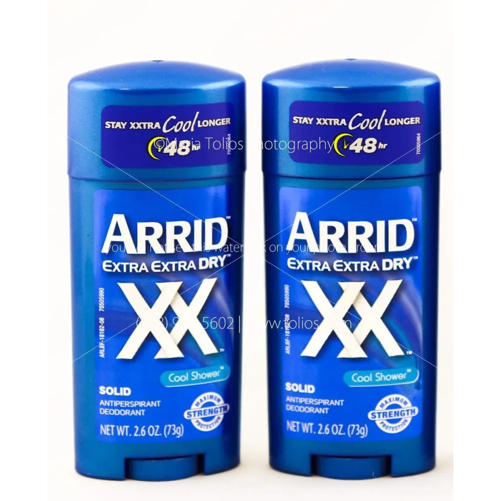 Arrid Deodorant 2.6 Ounce Solid Xx Cool Shower (76ml) (2 Pack) Arrid Deodorant 2.6 Ounce Solid Xx Cool Shower (76ml) (2 Pack)
