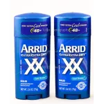 Arrid Deodorant 2.6 Ounce Solid Xx Cool Shower (76ml) (2 Pack)
