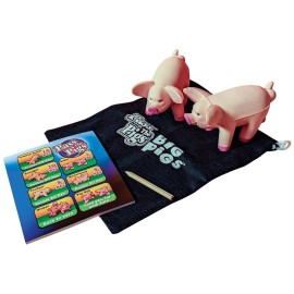 Pass The Pigs Big Pigs by Winning Moves Games USA, Hysterical Pig-Dice Rolling Game with Oversized Foam Pigs for 2 to 4 Players, Ages 8 + Pass The Pigs Big Pigs by Winning Moves Games USA, Hysterical Pig-Dice Rolling Game with Oversized Foam Pigs for 2 to 4 Players, Ages 8 +